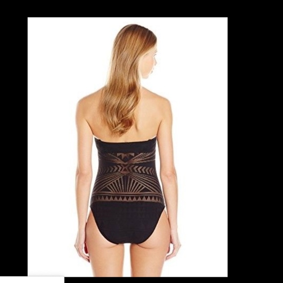 NEW Kenneth Cole New York Deco The Distance One-Piece Swimsuit [SZ Small‎ ] - Picture 2 of 8